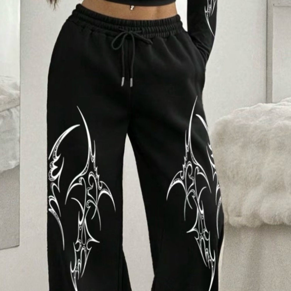 Black Graphic Women's set